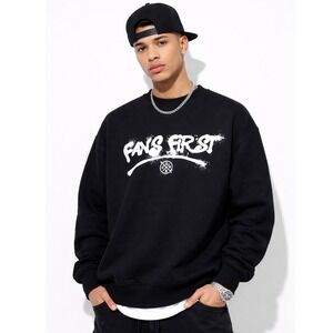 AS Colour Fans First Sweatshirt Mens Medium Black